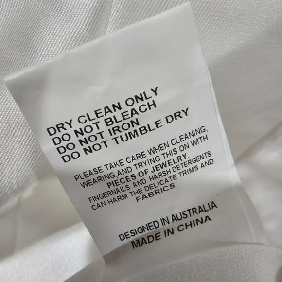 Elliat Elder Floral Decal Applique Mini Dress In White - Picture 8 of 8